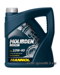 Масло моторное MANNOL Molibden Benzin 10W-40 API SL/CF